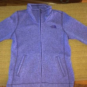 Full zip north face long sleeve